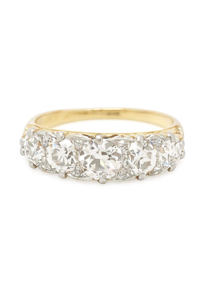 Pre-Owned 18ct 5 stone diamond ring