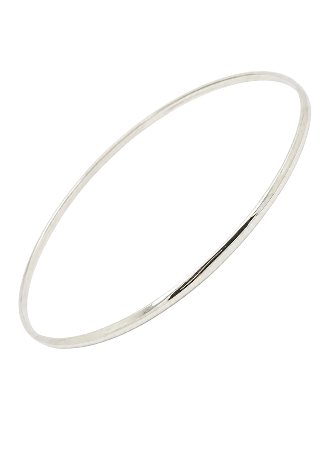 Pre-owned- 9ct white gold bangle