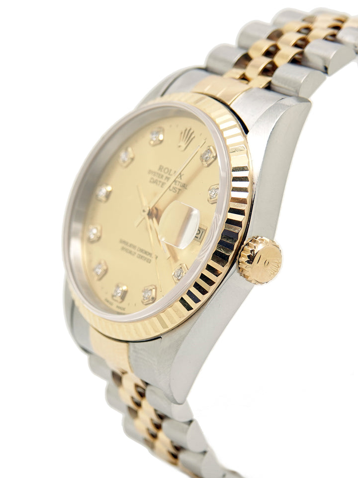 Rolex bi-metal Datejust 36 model 16233