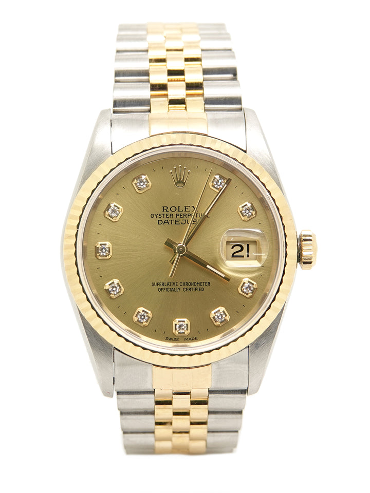 Rolex bi-metal Datejust 36 model 16233