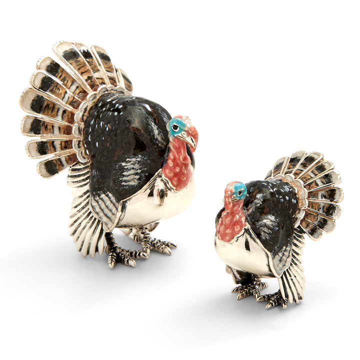Saturno Silver & Enamelled Turkey