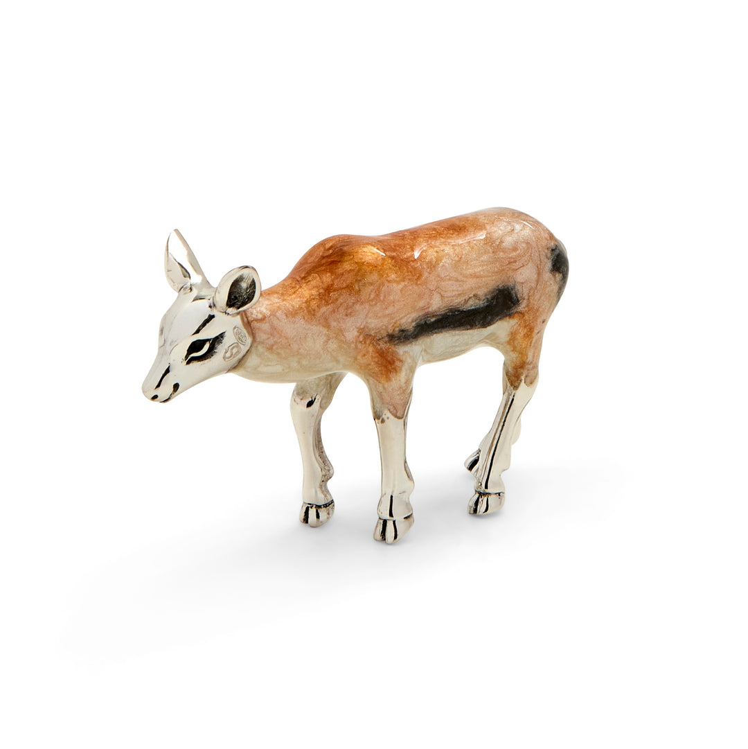 Saturno Silver & Enamelled Gazelle