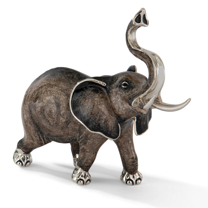 Saturno Silver & Enamelled Elephant – All Enamel