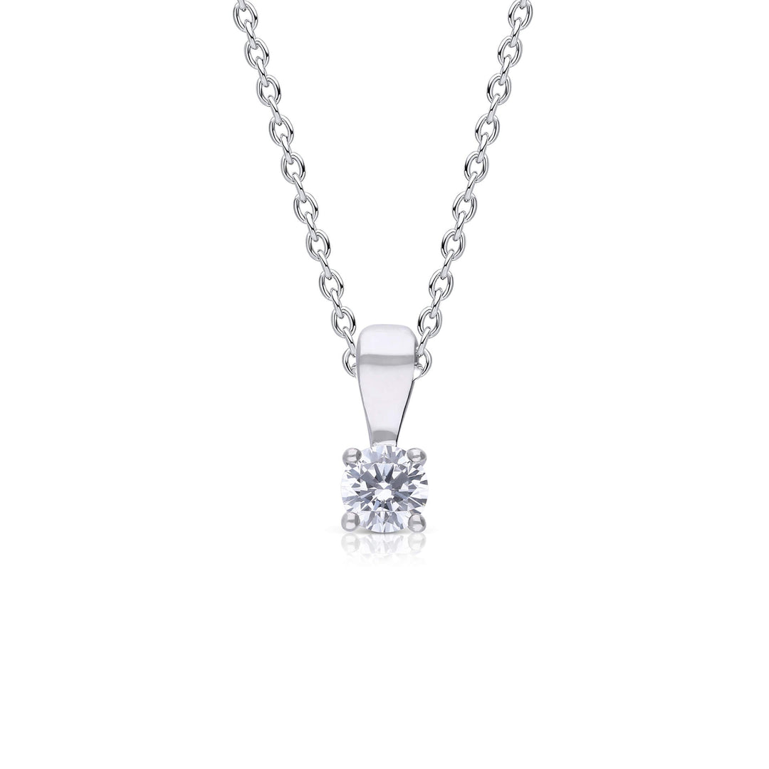 Diamonfire Four Claw Carat Pendant