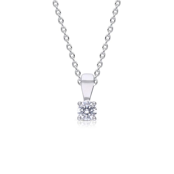 Diamonfire Four Claw Carat Pendant
