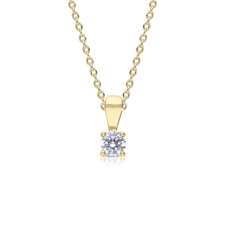 Diamonfire Four Claw Carat Pendant