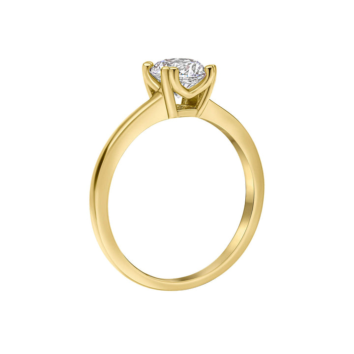 Diamonfire Double Claw Solitaire Ring