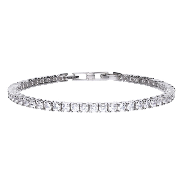 Diamonfire Claw Set Zirconia Tennis Bracelet