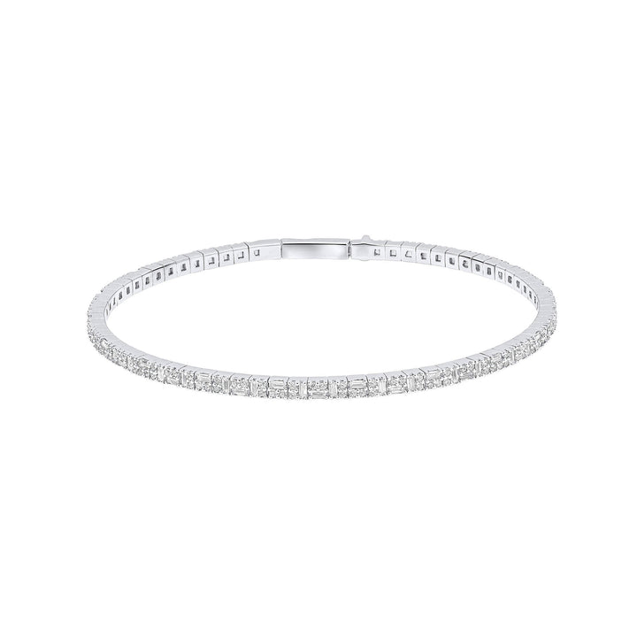Diamonfire Multi-Stone Flexi Bangle