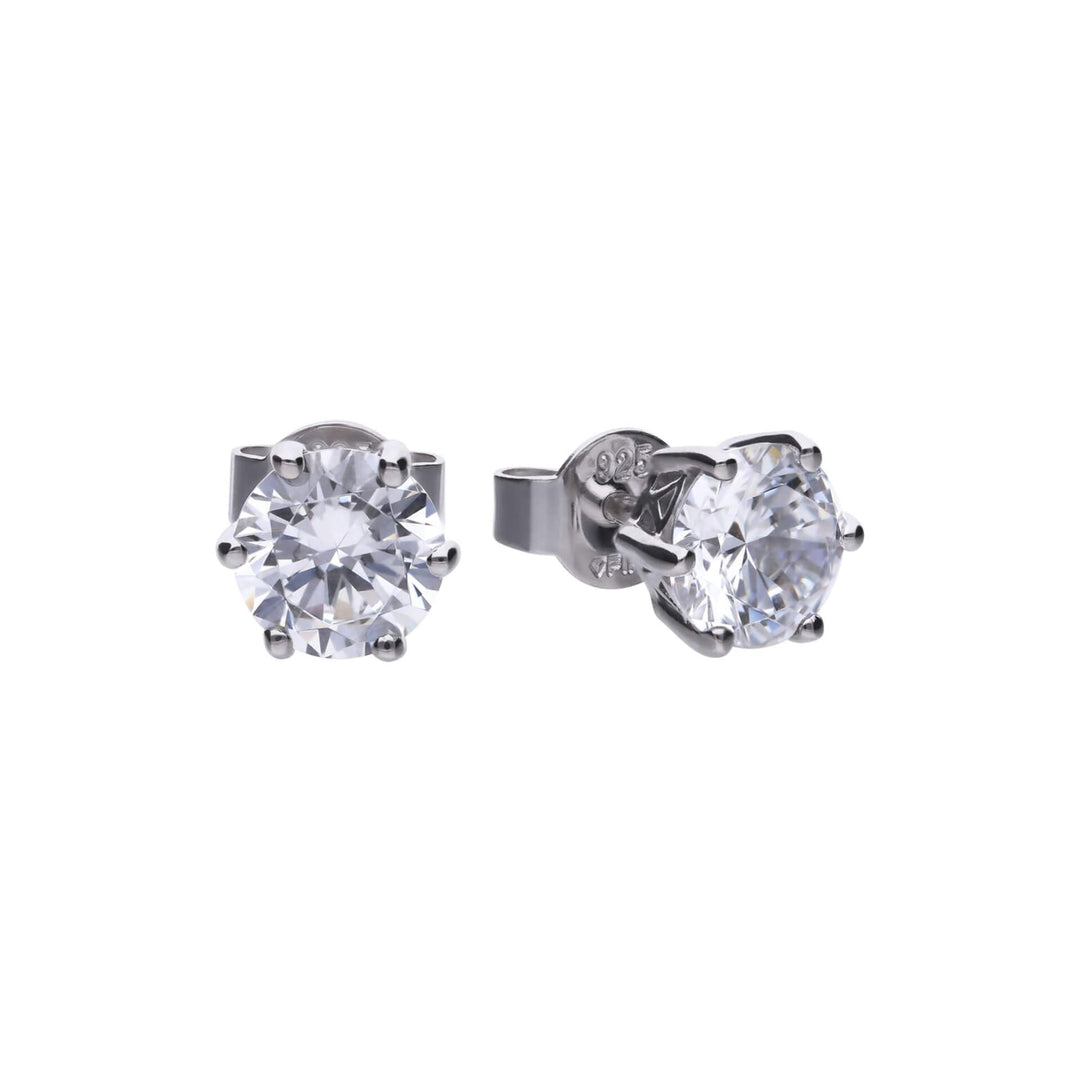 Diamonfire Six Claw Carat Stud Earrings