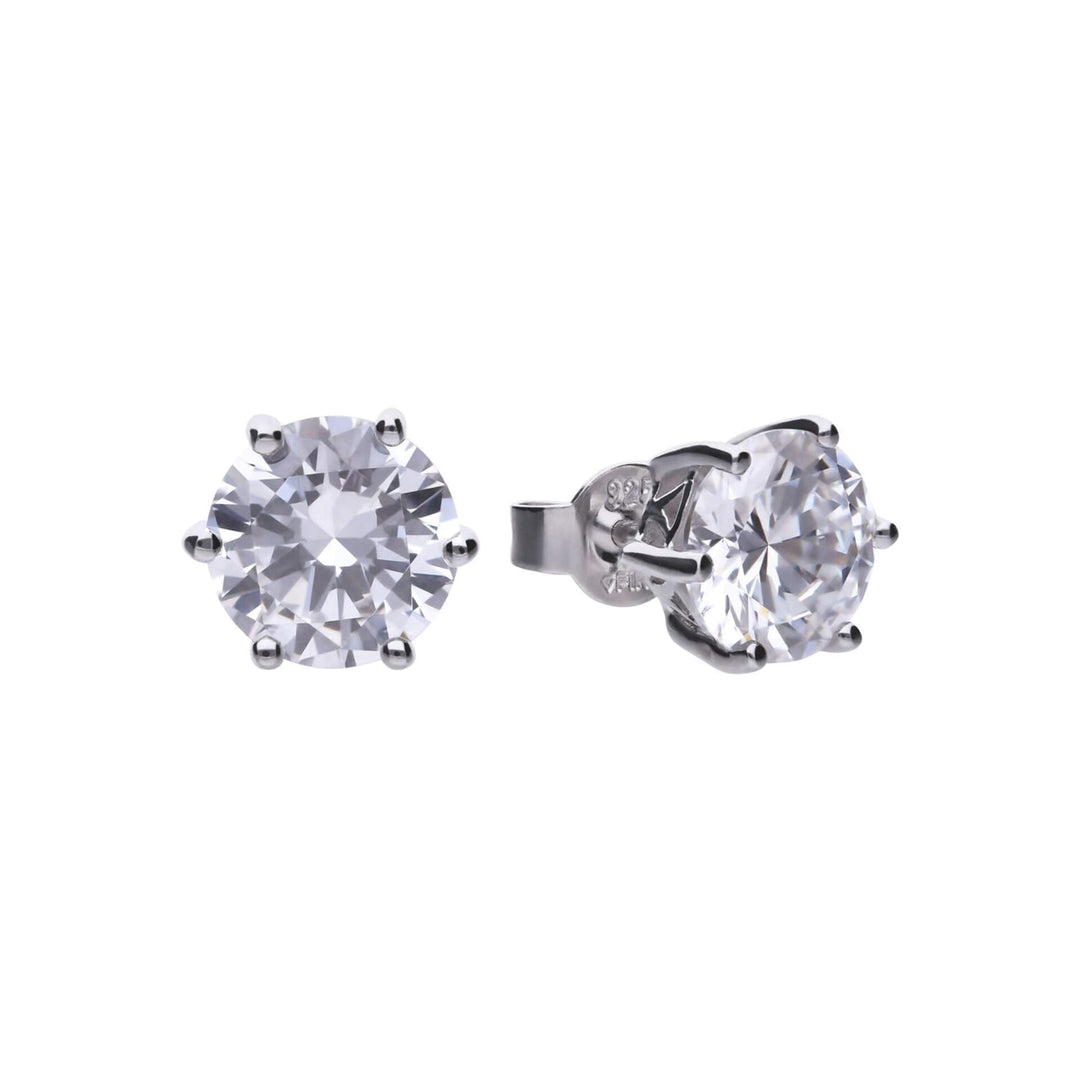 Diamonfire Six Claw Carat Stud Earrings