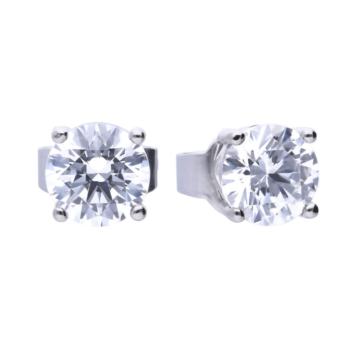 Diamonfire Four Claw Carat Stud Earrings