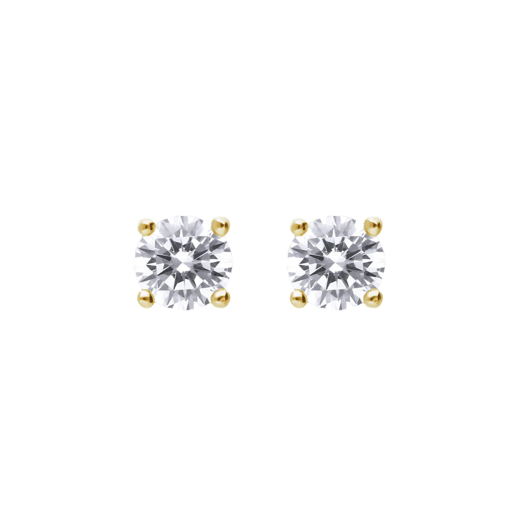 Diamonfire Four Claw Carat Stud Earrings