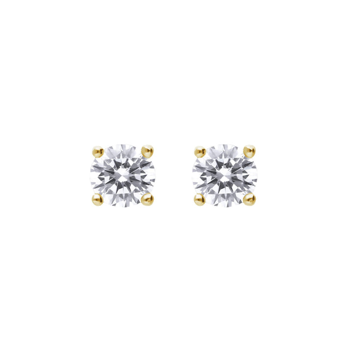 Diamonfire Four Claw Carat Stud Earrings