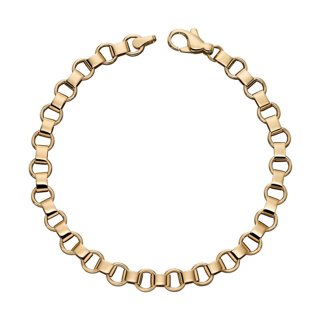 Elements Gold Circle Link Bracelet