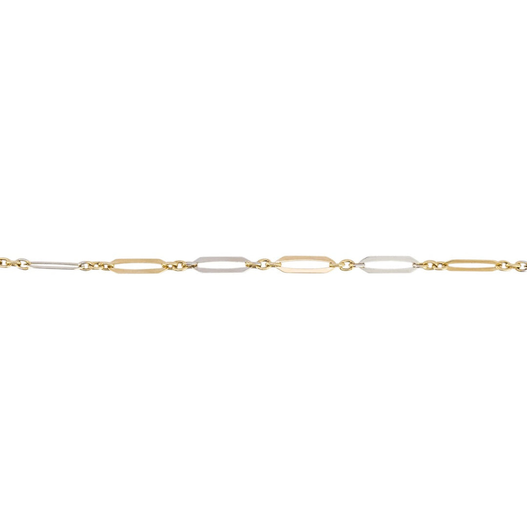 Elements Gold Elongated Link Bracelet