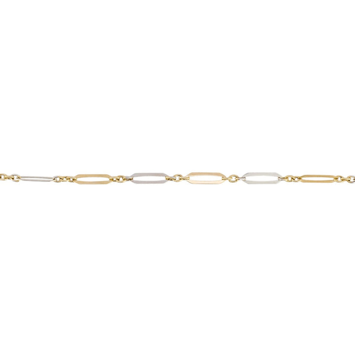Elements Gold Elongated Link Bracelet