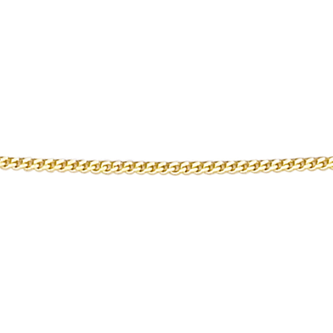 Elements Gold 0.8mm Diamond Cut Curb Chain 41cm-46cm