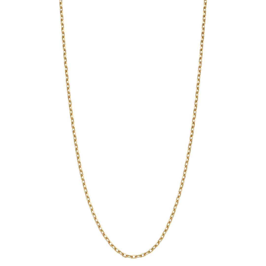 Elements Gold 0.7mm Diamond Cut Trace Chain 56cm-61cm