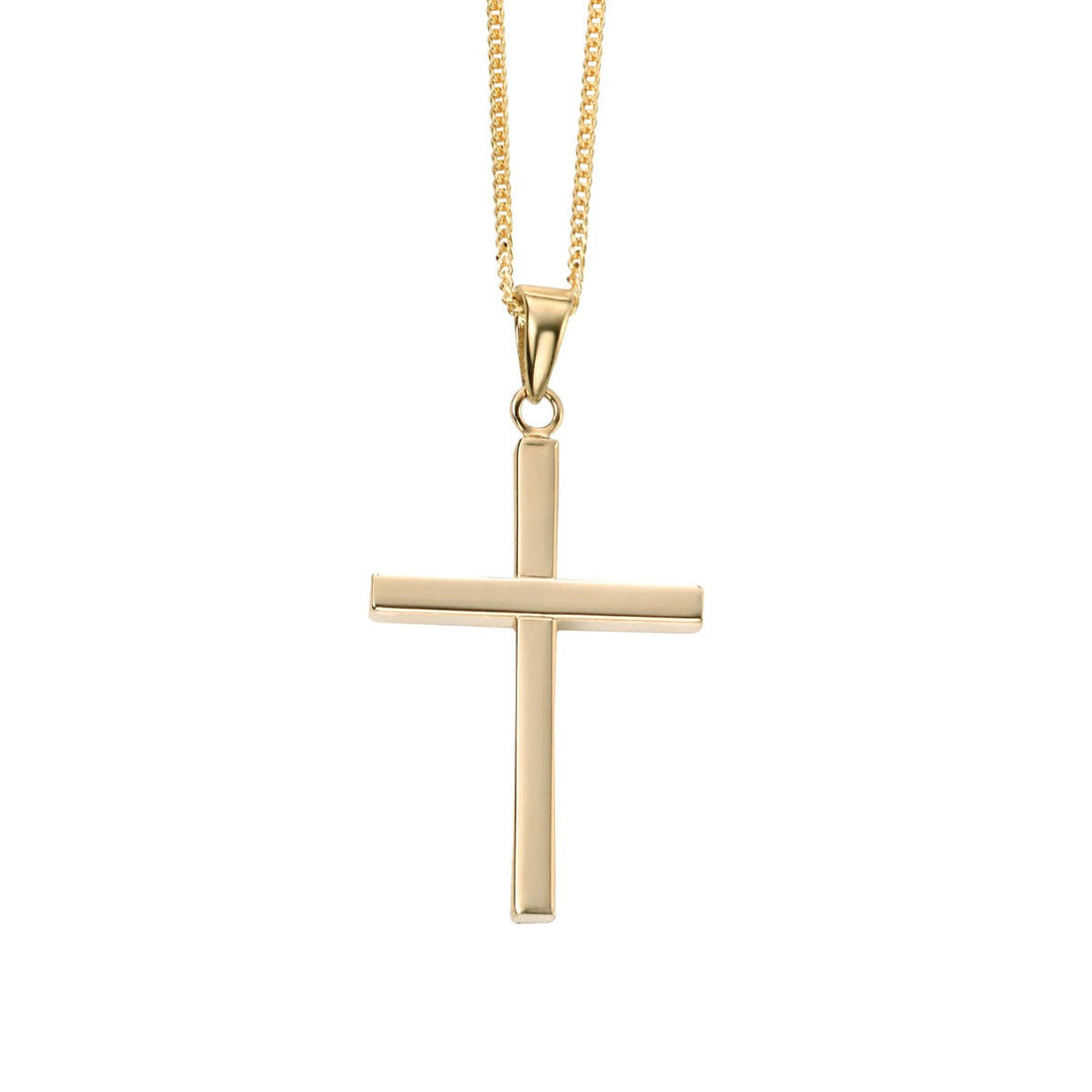 Elements Gold Large Cross Pendant