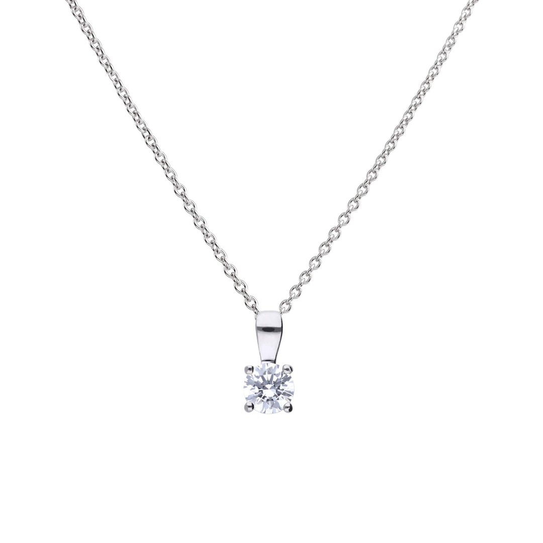 Diamonfire Four Claw Carat Pendant