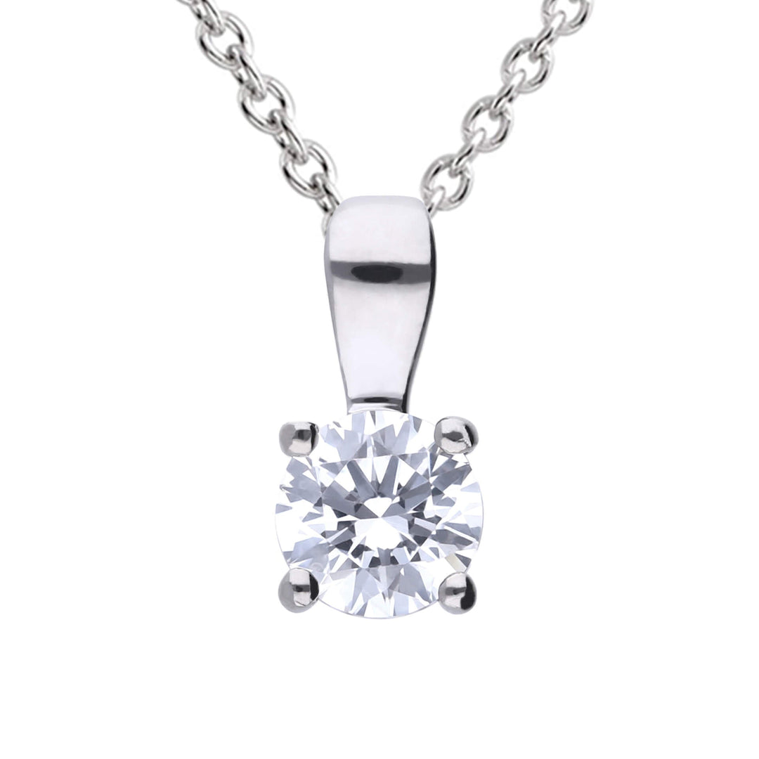 Diamonfire Four Claw Carat Pendant