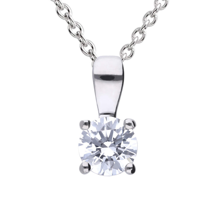 Diamonfire Four Claw Carat Pendant