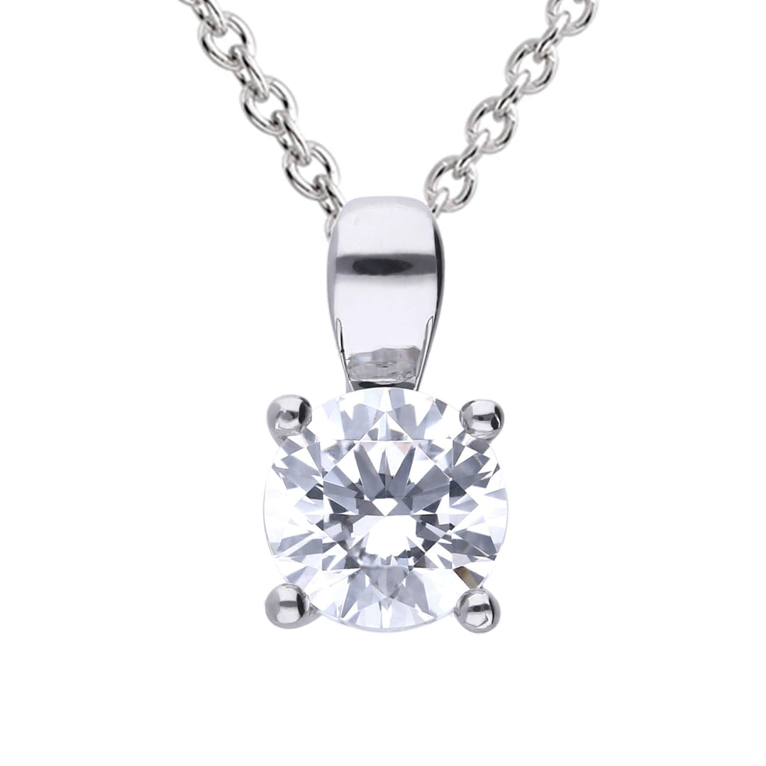 Diamonfire Four Claw Carat Pendant