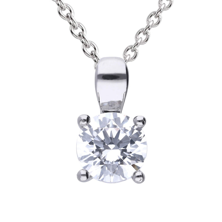 Diamonfire Four Claw Carat Pendant