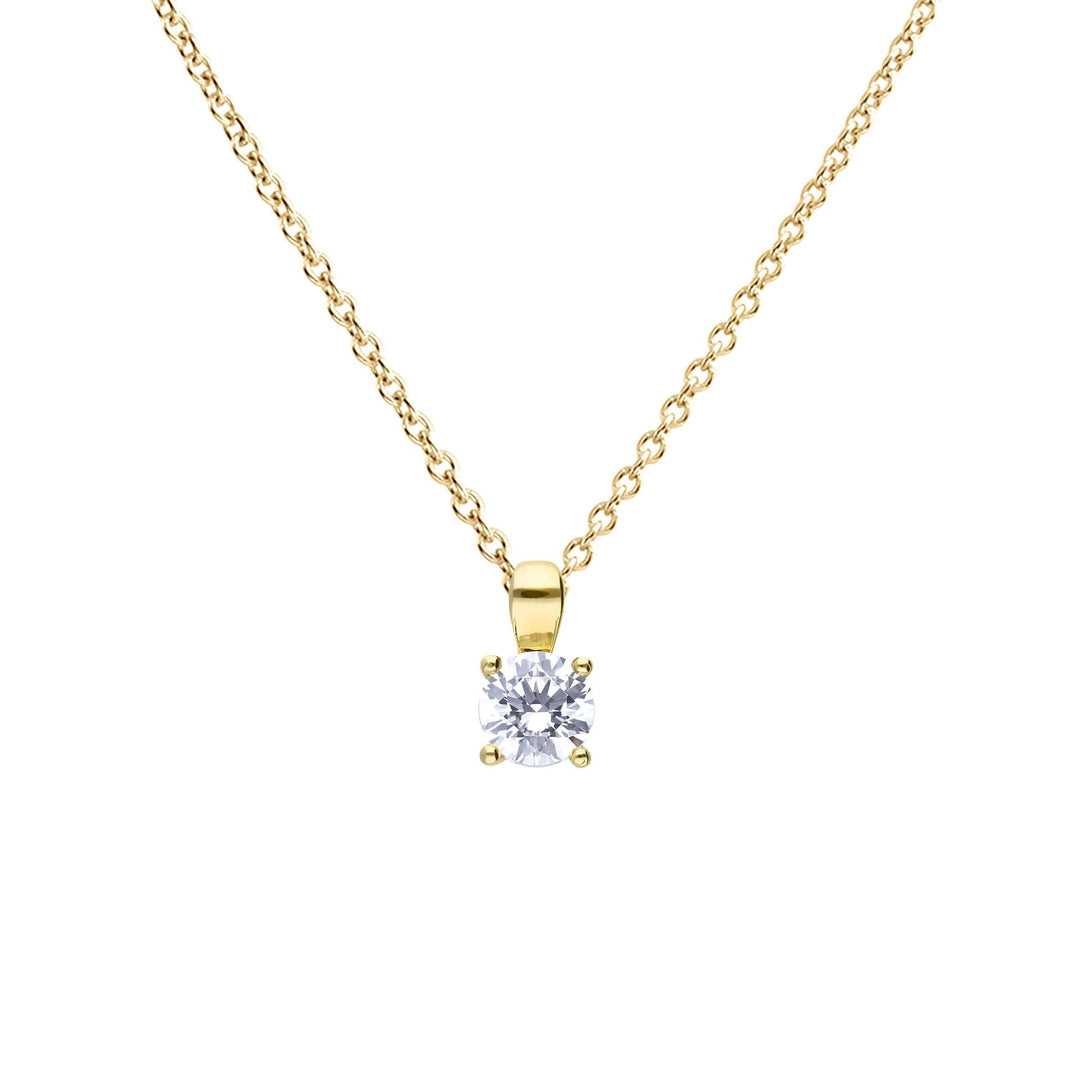 Diamonfire Four Claw Carat Pendant