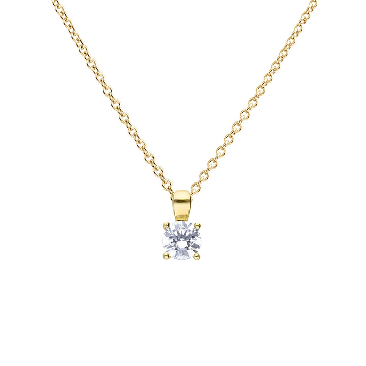 Diamonfire Four Claw Carat Pendant