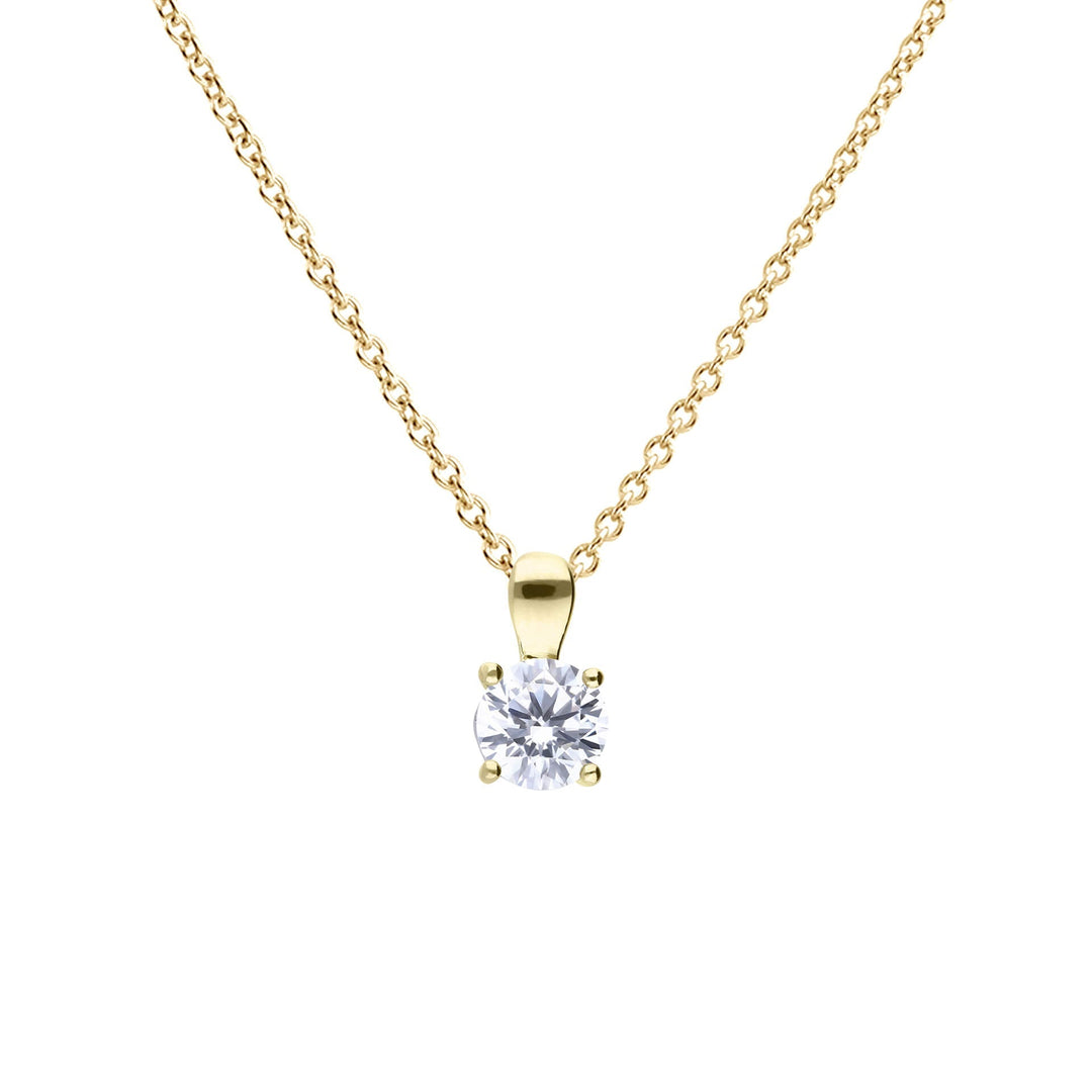 Diamonfire Four Claw Carat Pendant