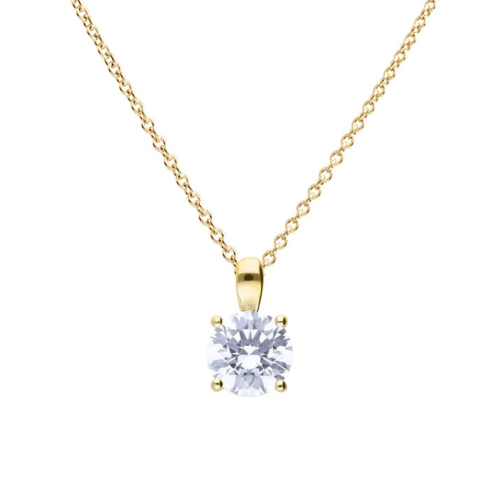 Diamonfire Four Claw Carat Pendant